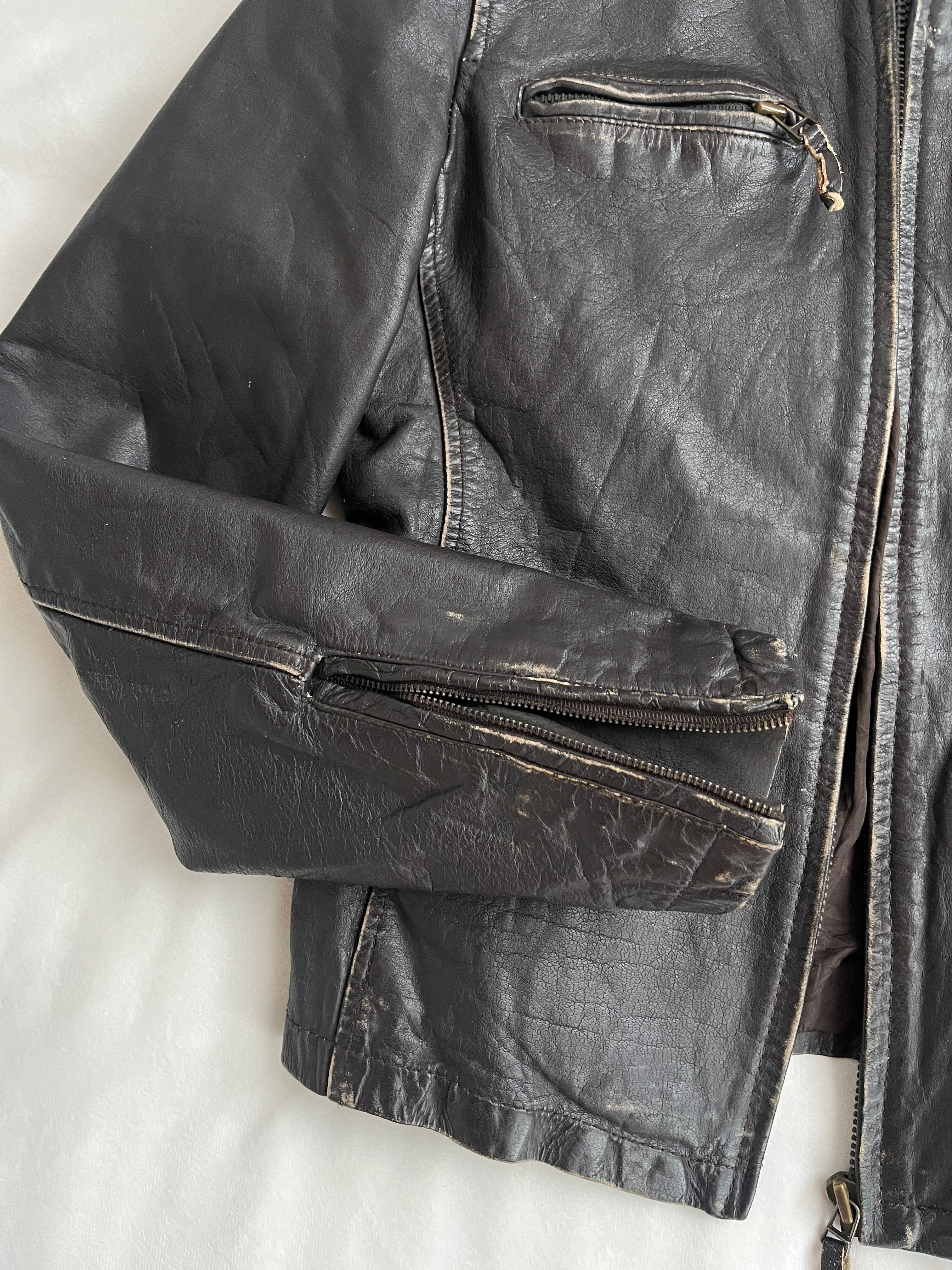guess leather jacket
