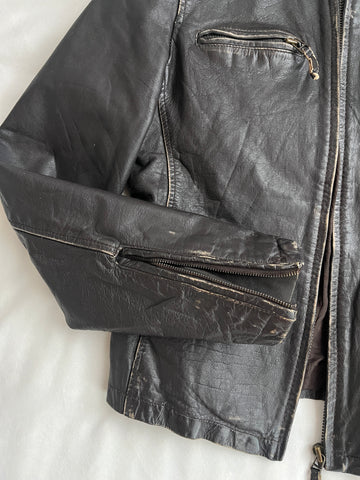 guess leather jacket