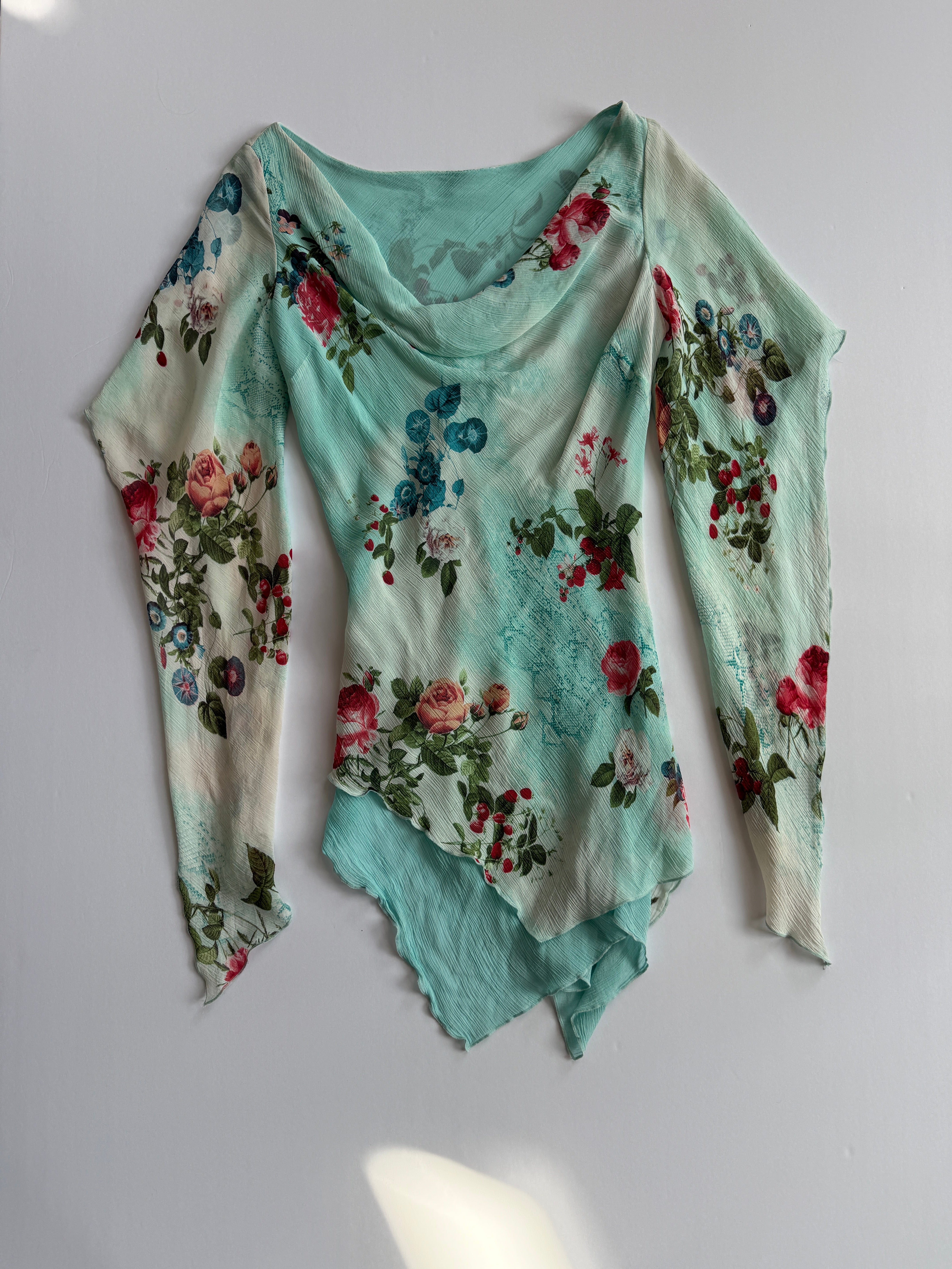 cowl neck fairy top