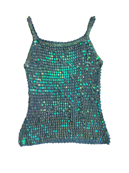 blue mermaid sequin top🧜🏼‍♀️