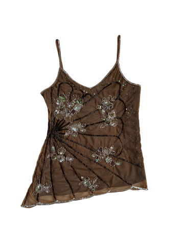 butterfly sequin top