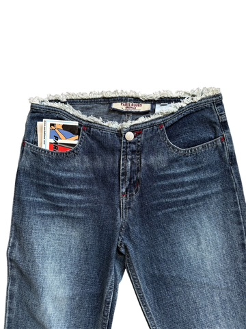 y2k distressed jeans