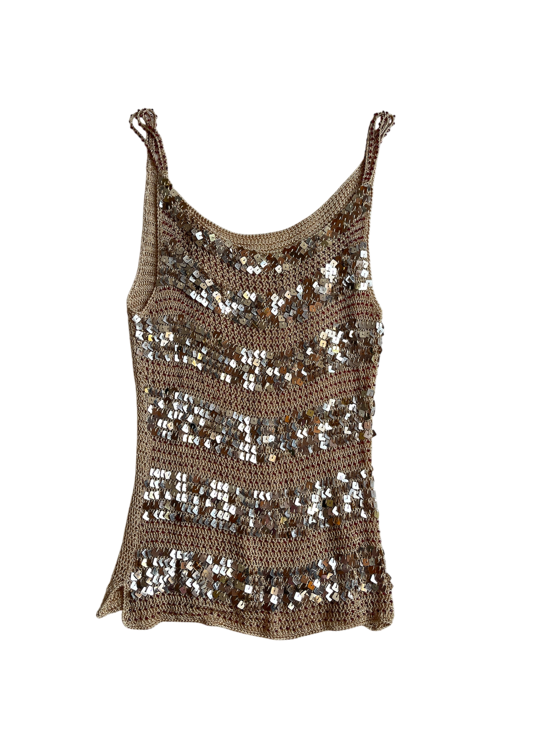 golden sequin top⭐️