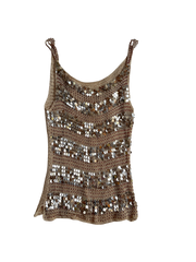 golden sequin top⭐️