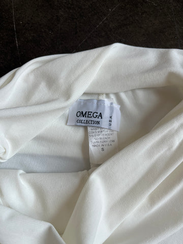 cream fold over pants🪽