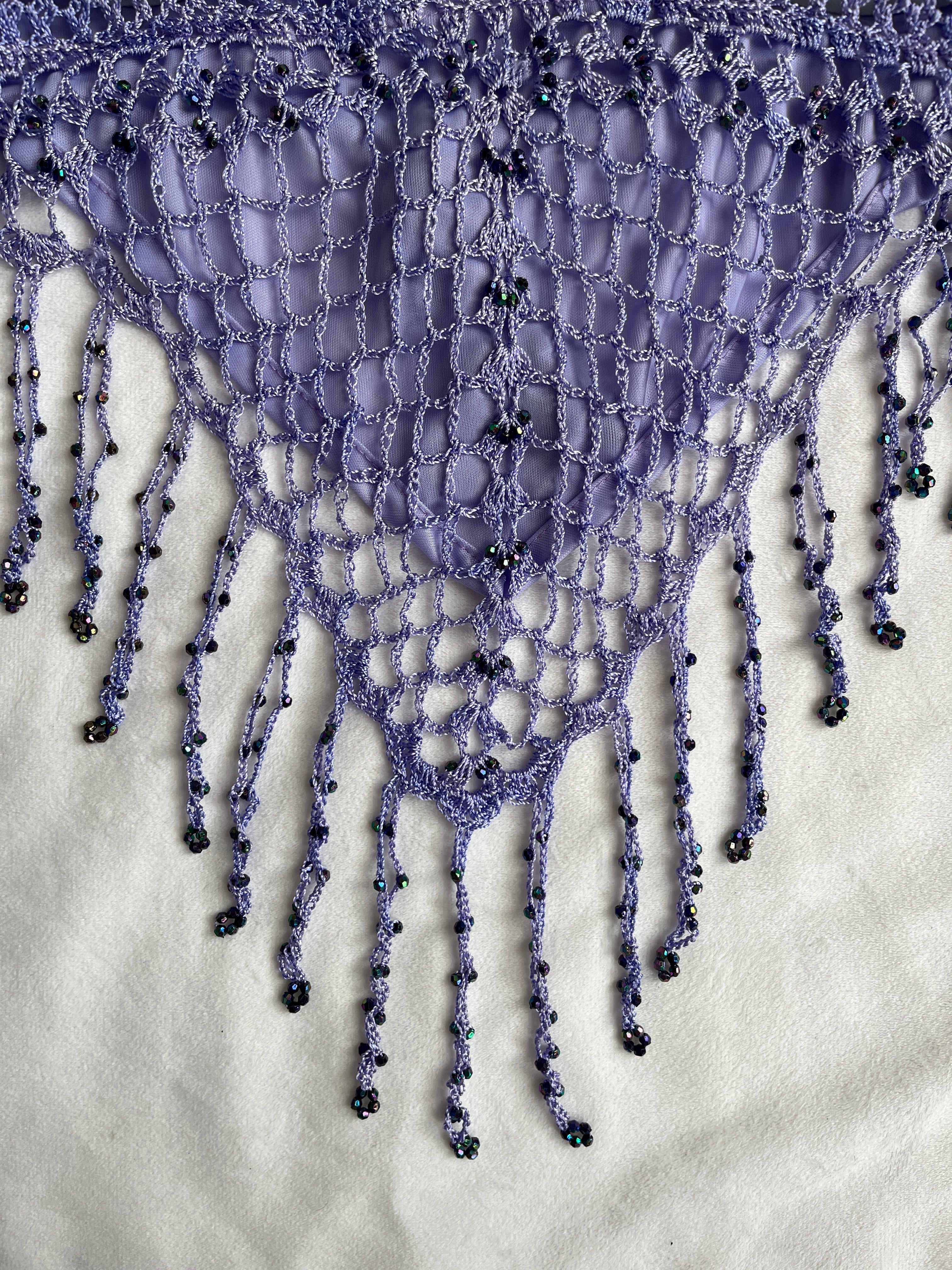 purple crochet halter💜
