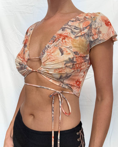 flirty wrap top
