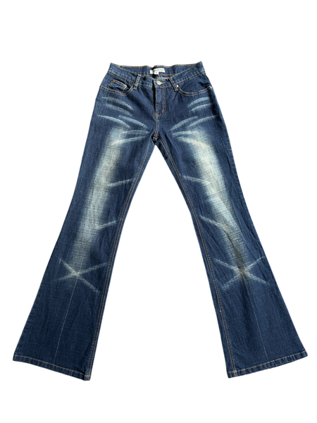 y2k faded jeans