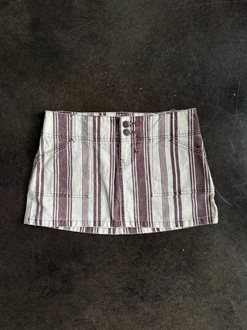 striped Abercrombie skirt