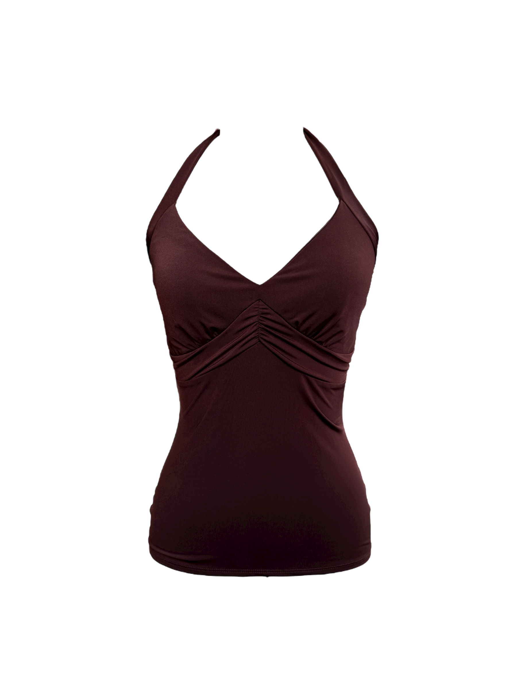 chocolate halter top🍫