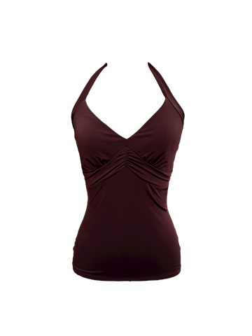 chocolate halter top🍫