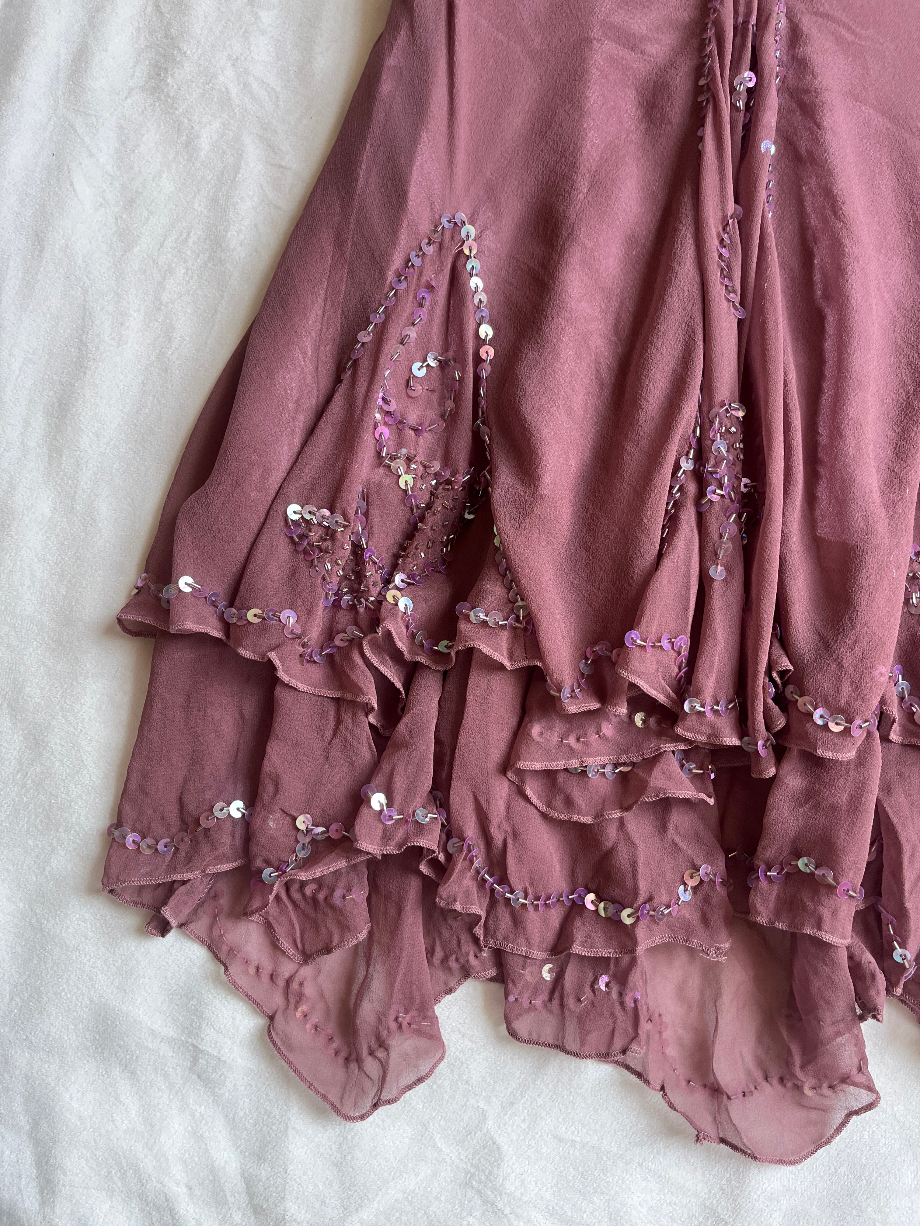 silk sequin fairy skirt🧚🏼‍♀️