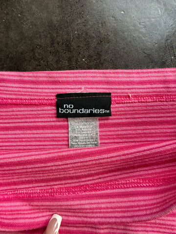 pink striped tube top