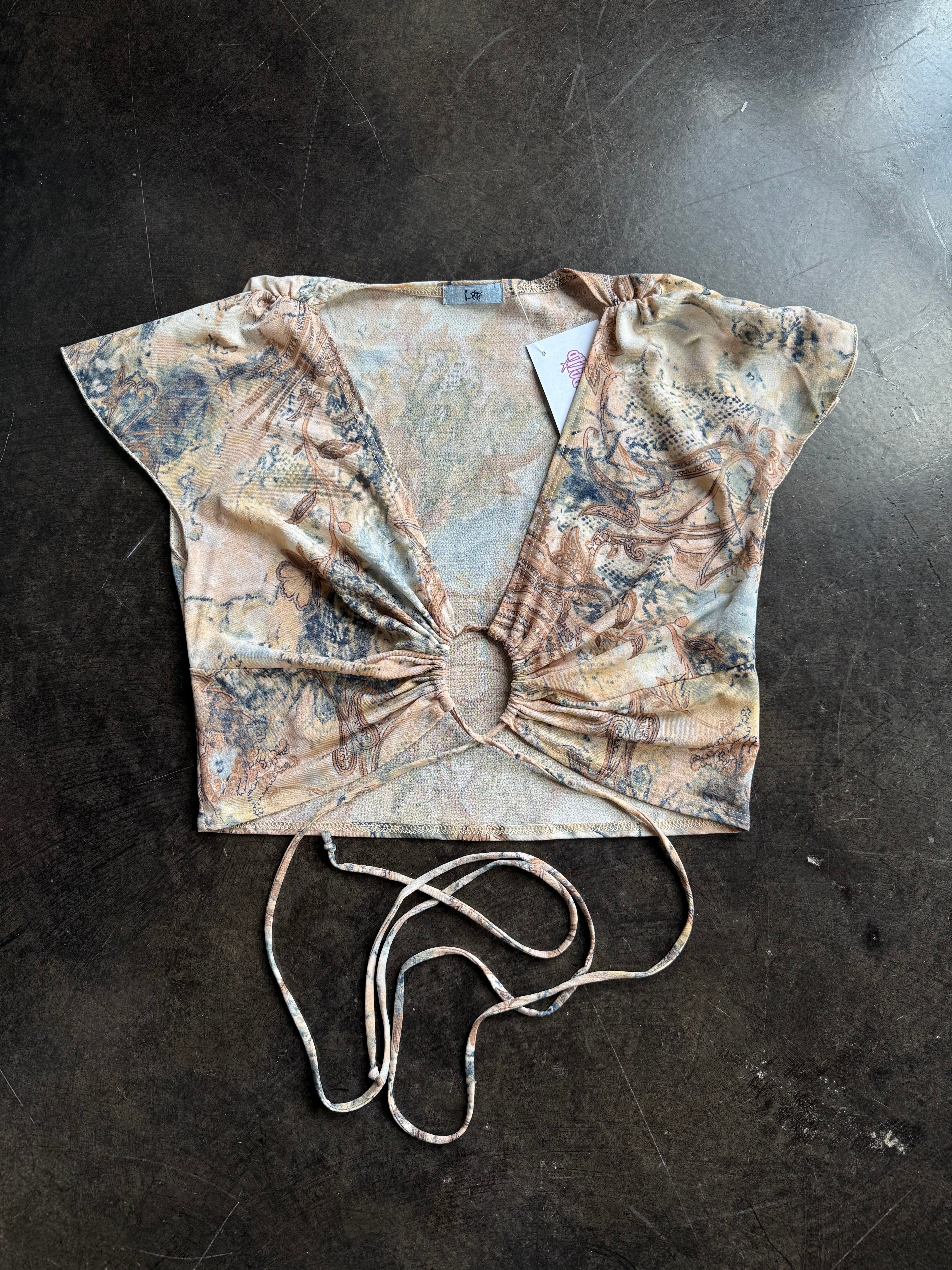 flirty wrap top