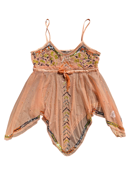 beaded baby doll top