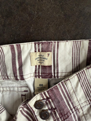 striped Abercrombie skirt