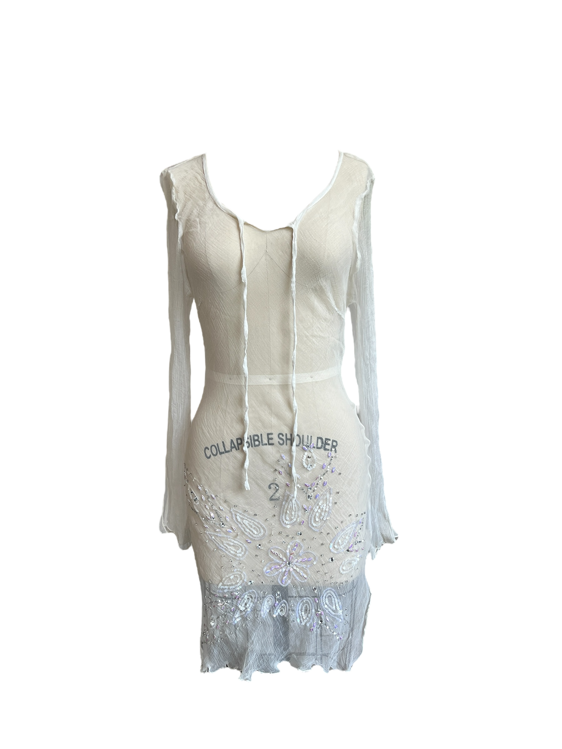 beaded beach coverup🪽