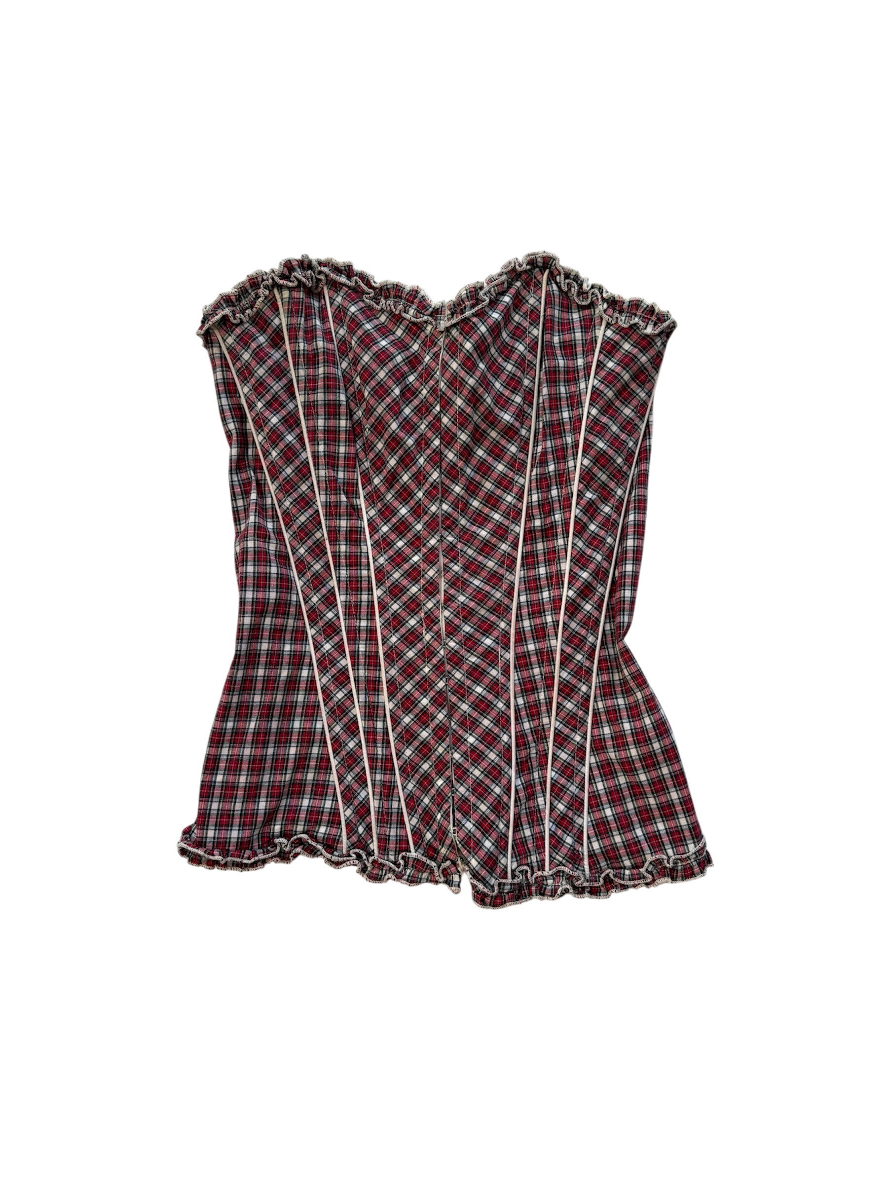 plaid corset❄️