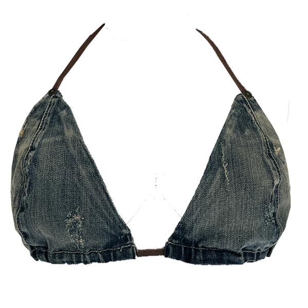 GUESS DENIM BIKINI TOP
