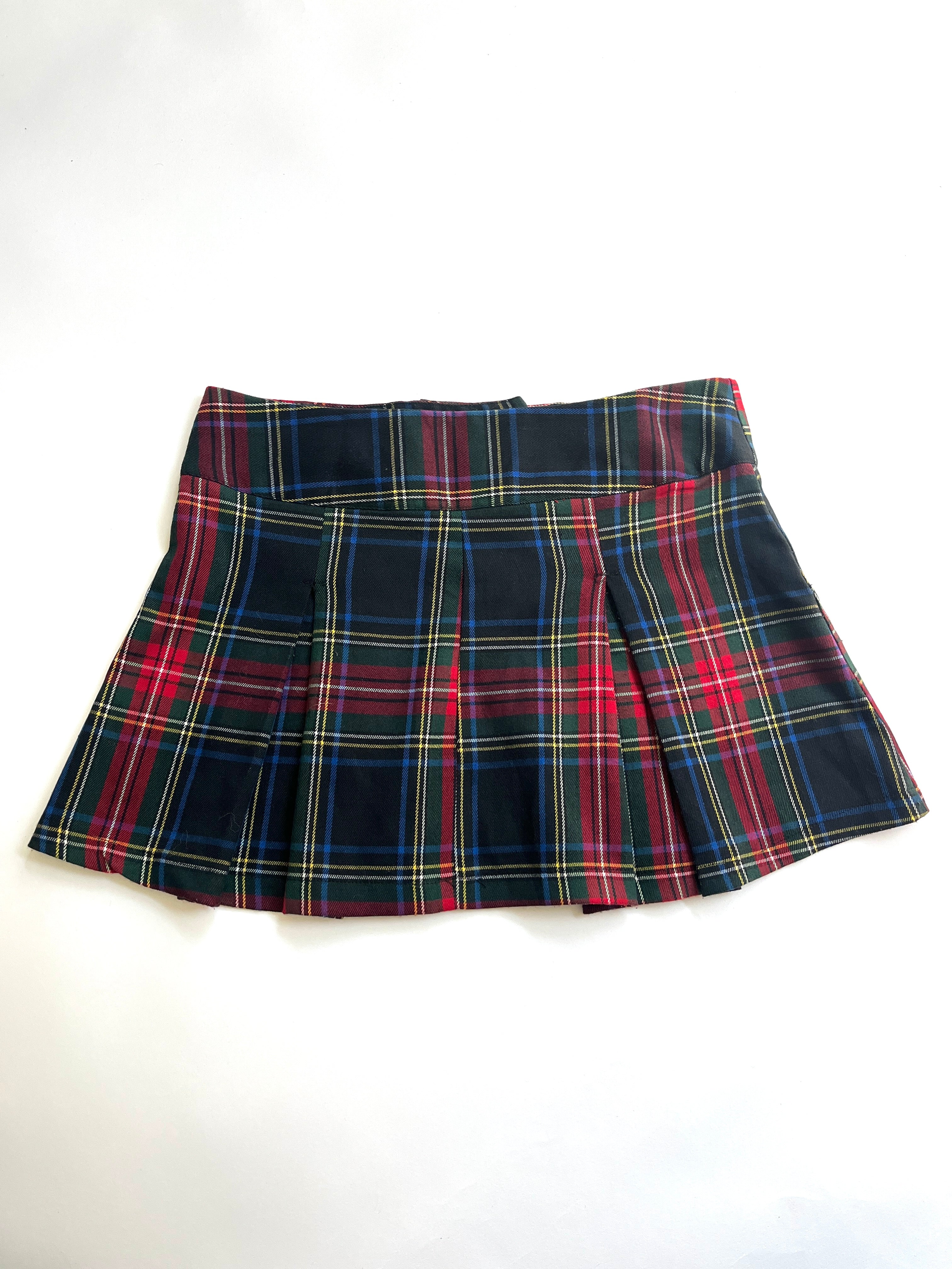 red plaid mini