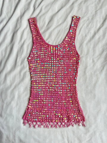 pink mermaid sequin top💖