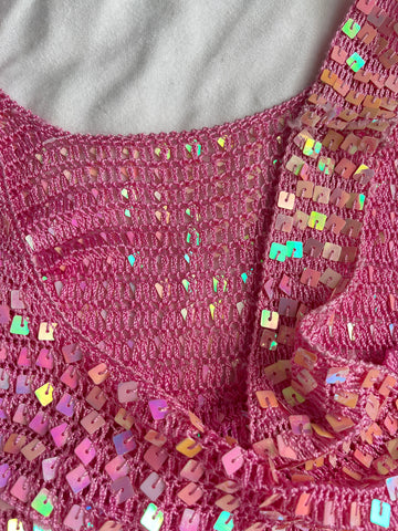 pink mermaid sequin top💖