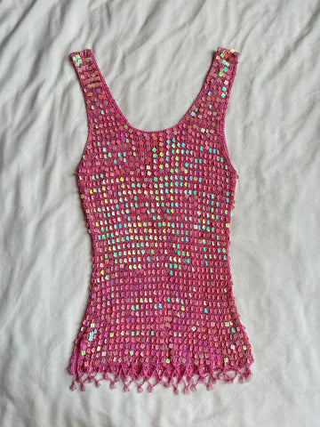 pink mermaid sequin top💖