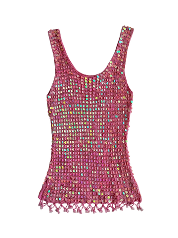 pink mermaid sequin top💖