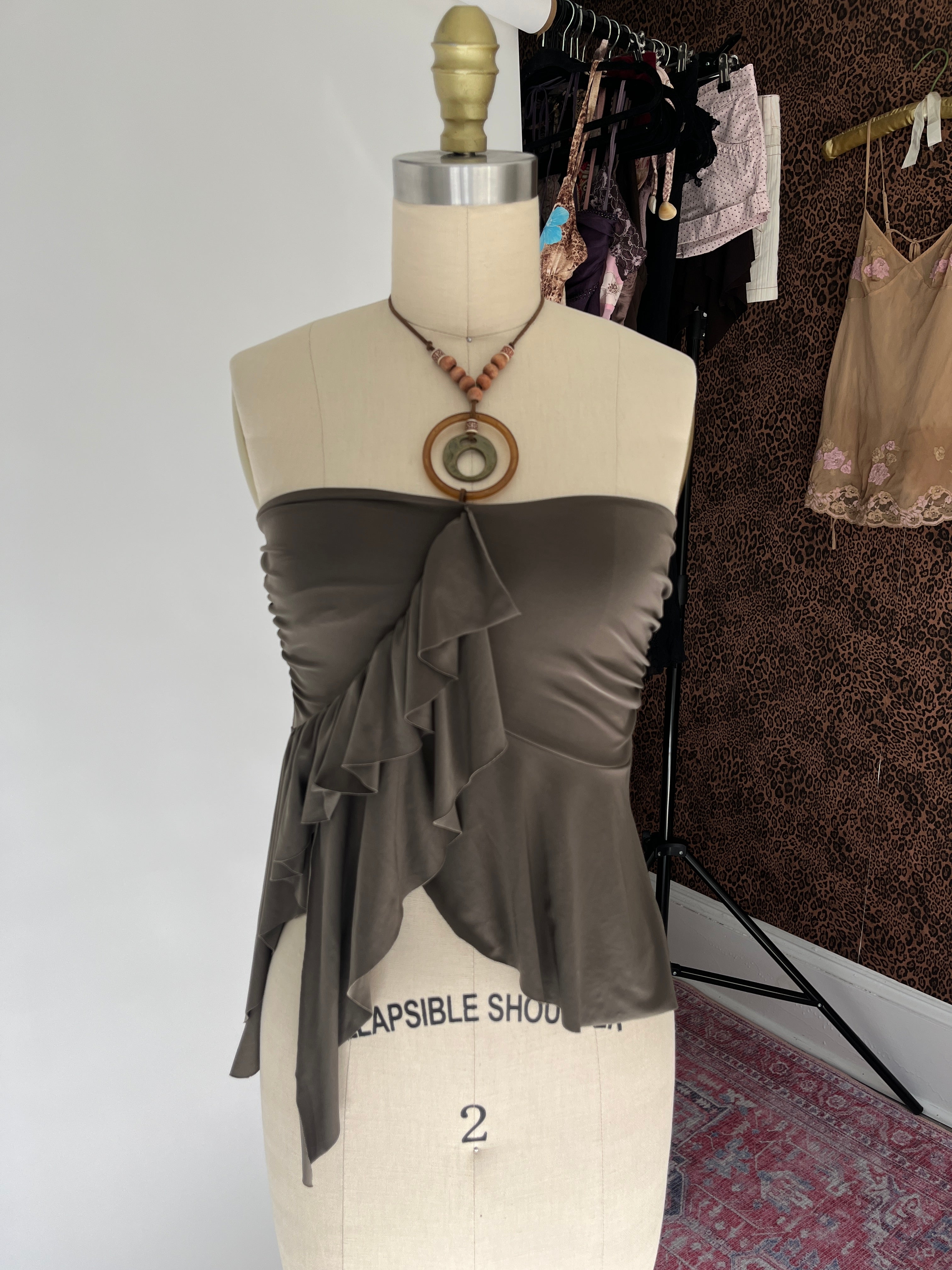 BEADED HALTER