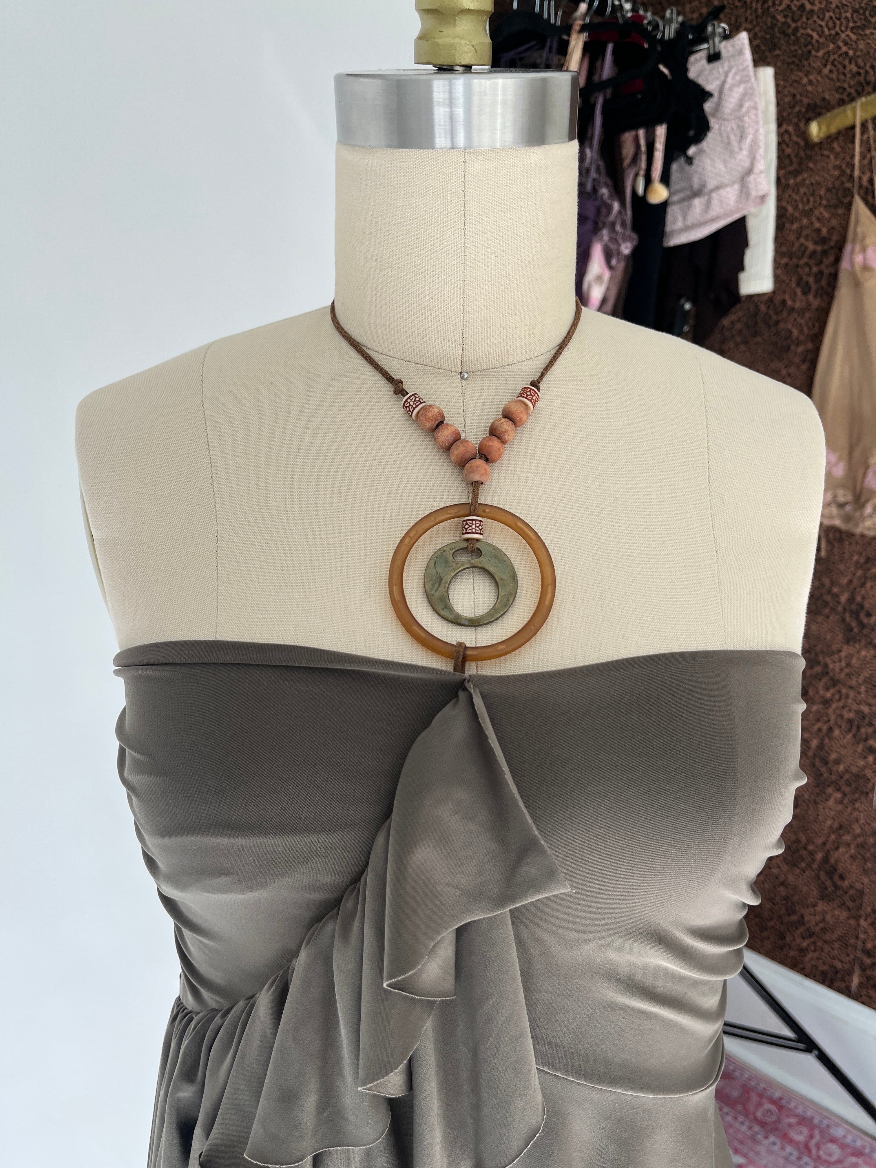 BEADED HALTER