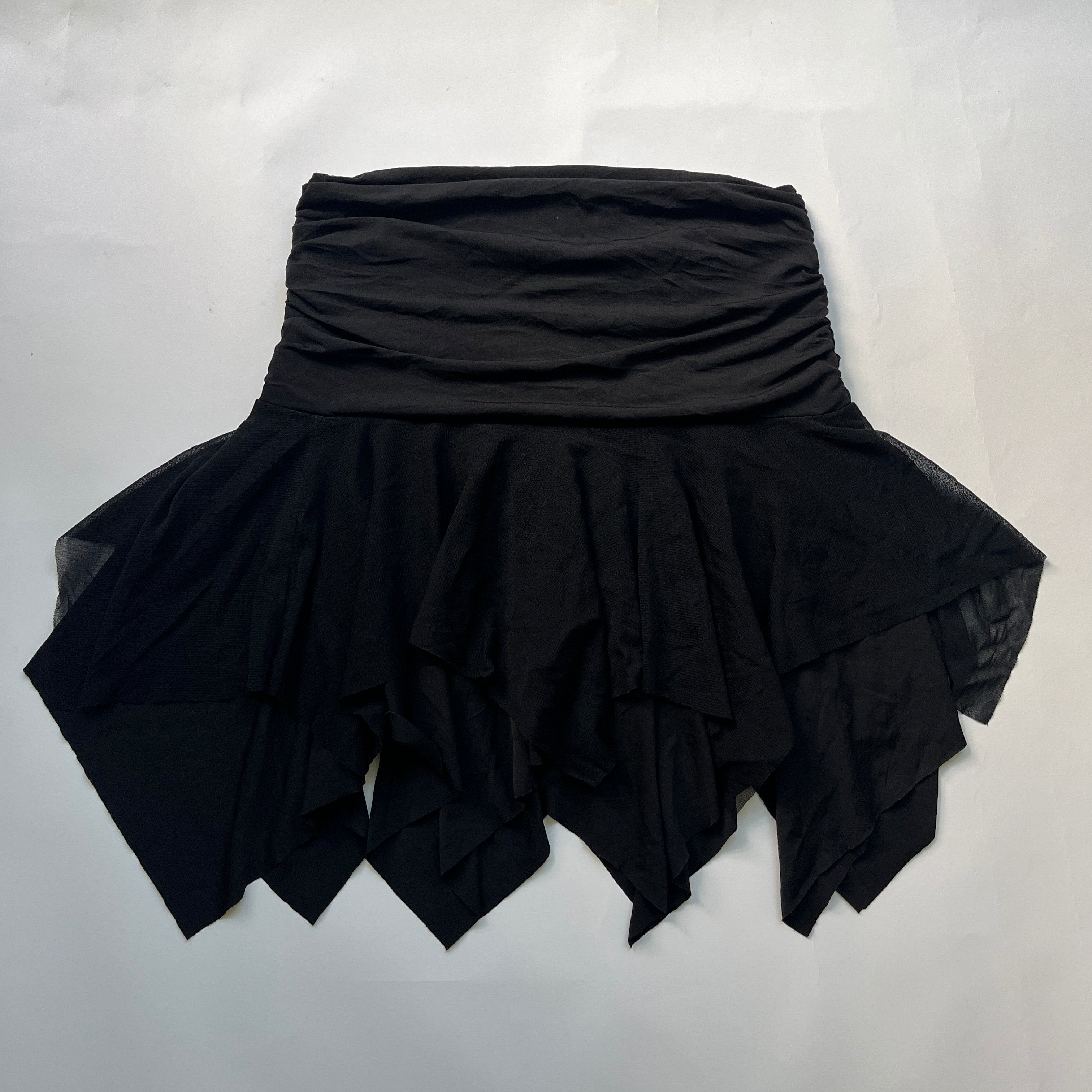 black mesh fairy skirt