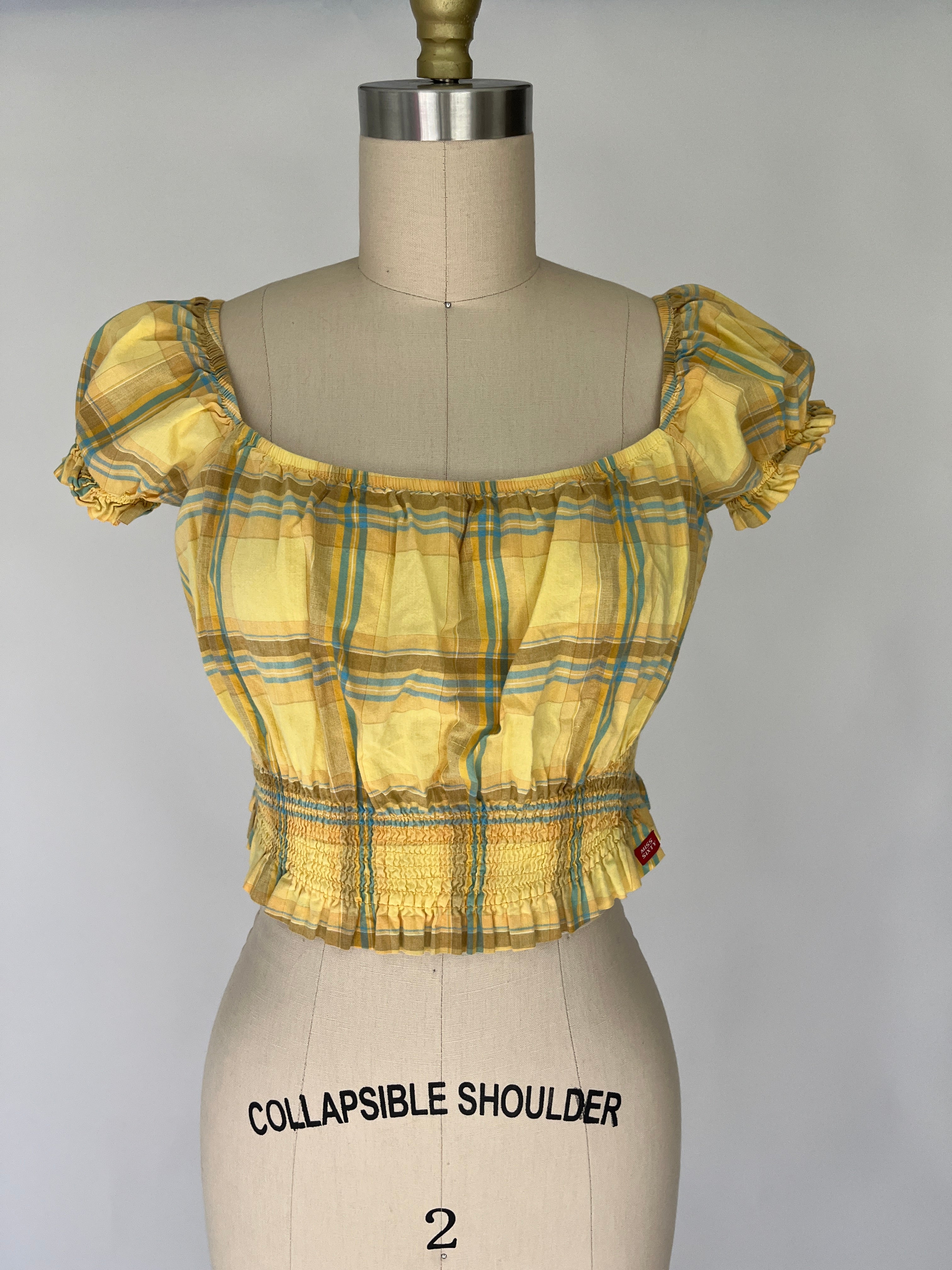 miss sixty milkmaid top