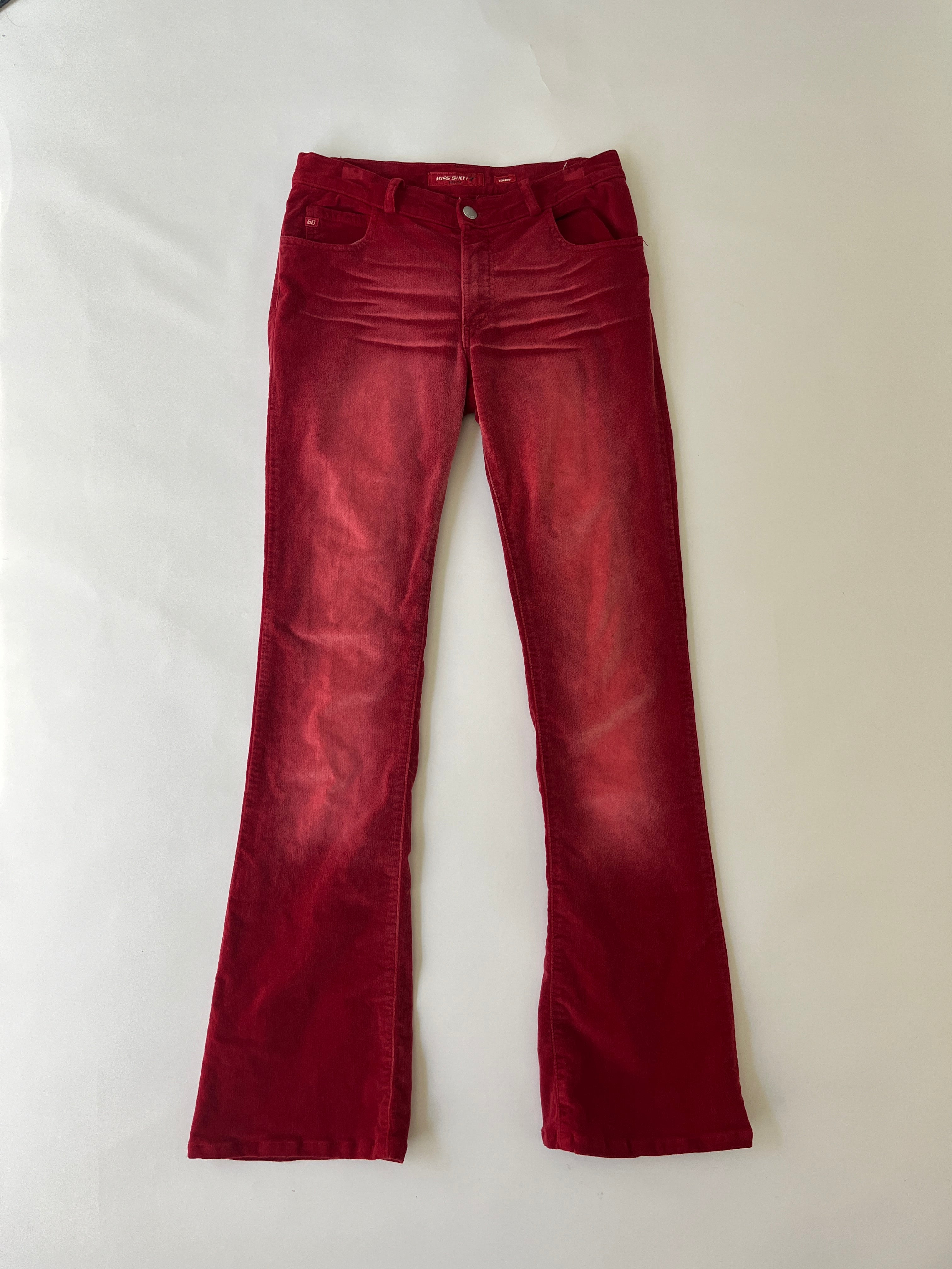miss sixty red corduroy