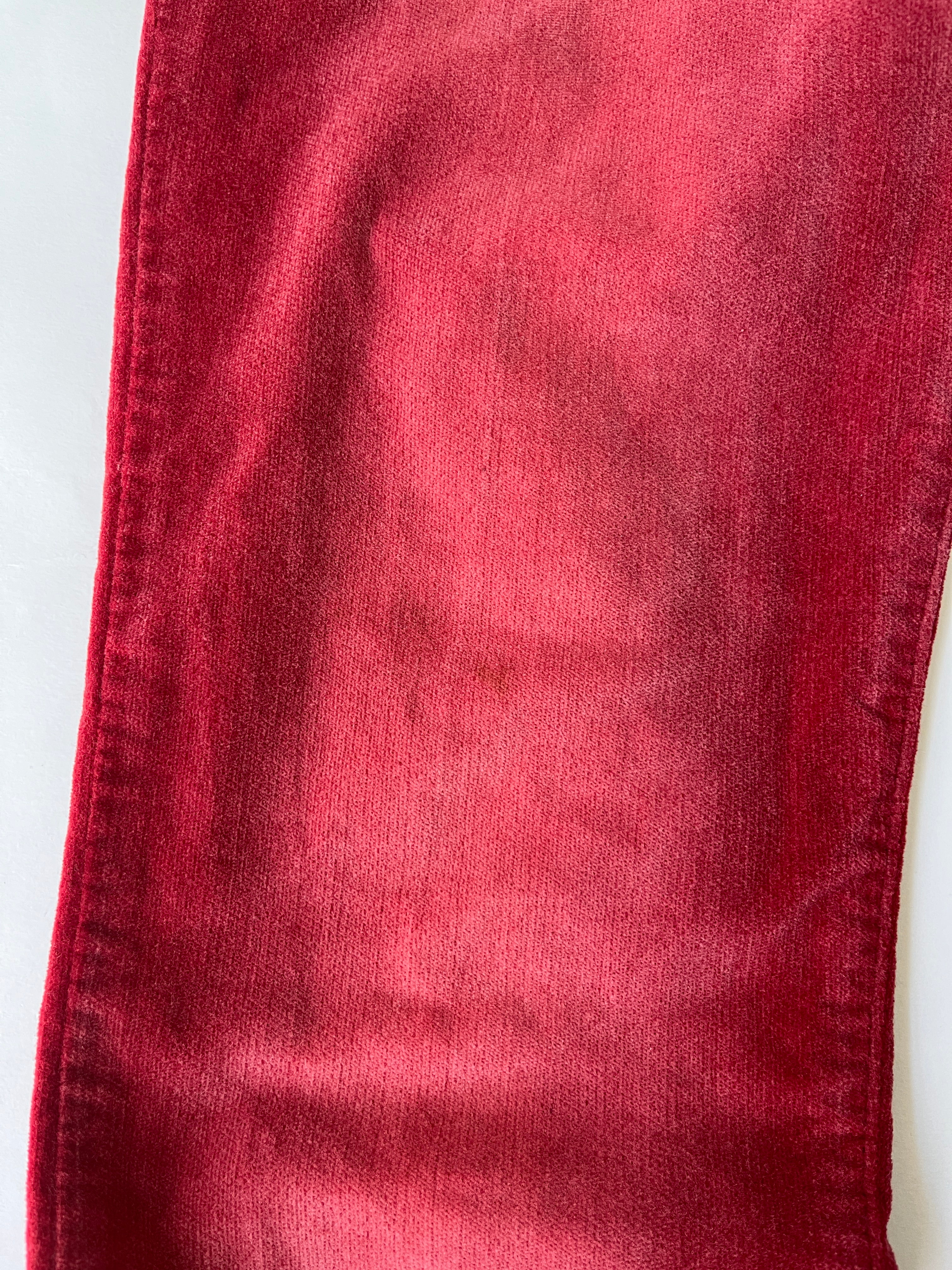 miss sixty red corduroy
