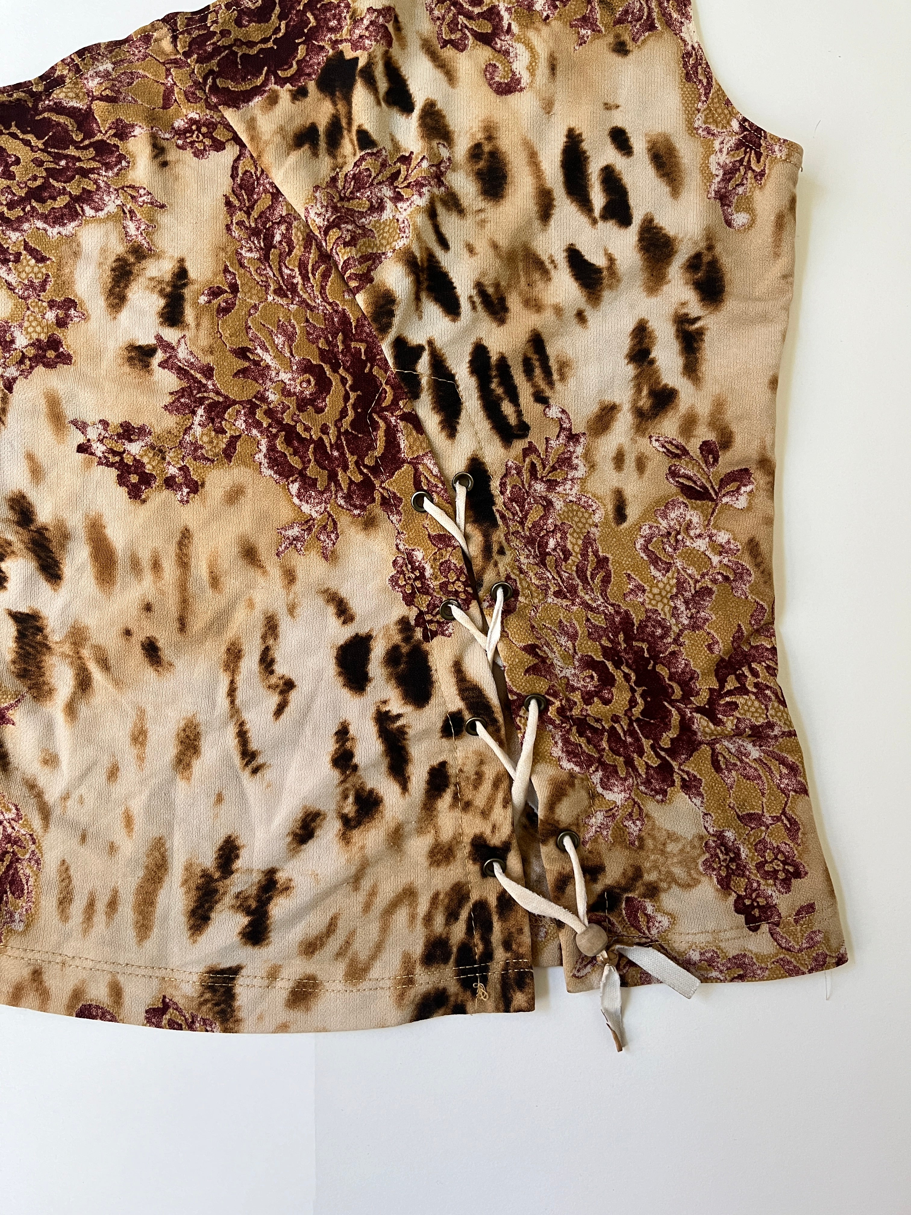 one shoulder lace up