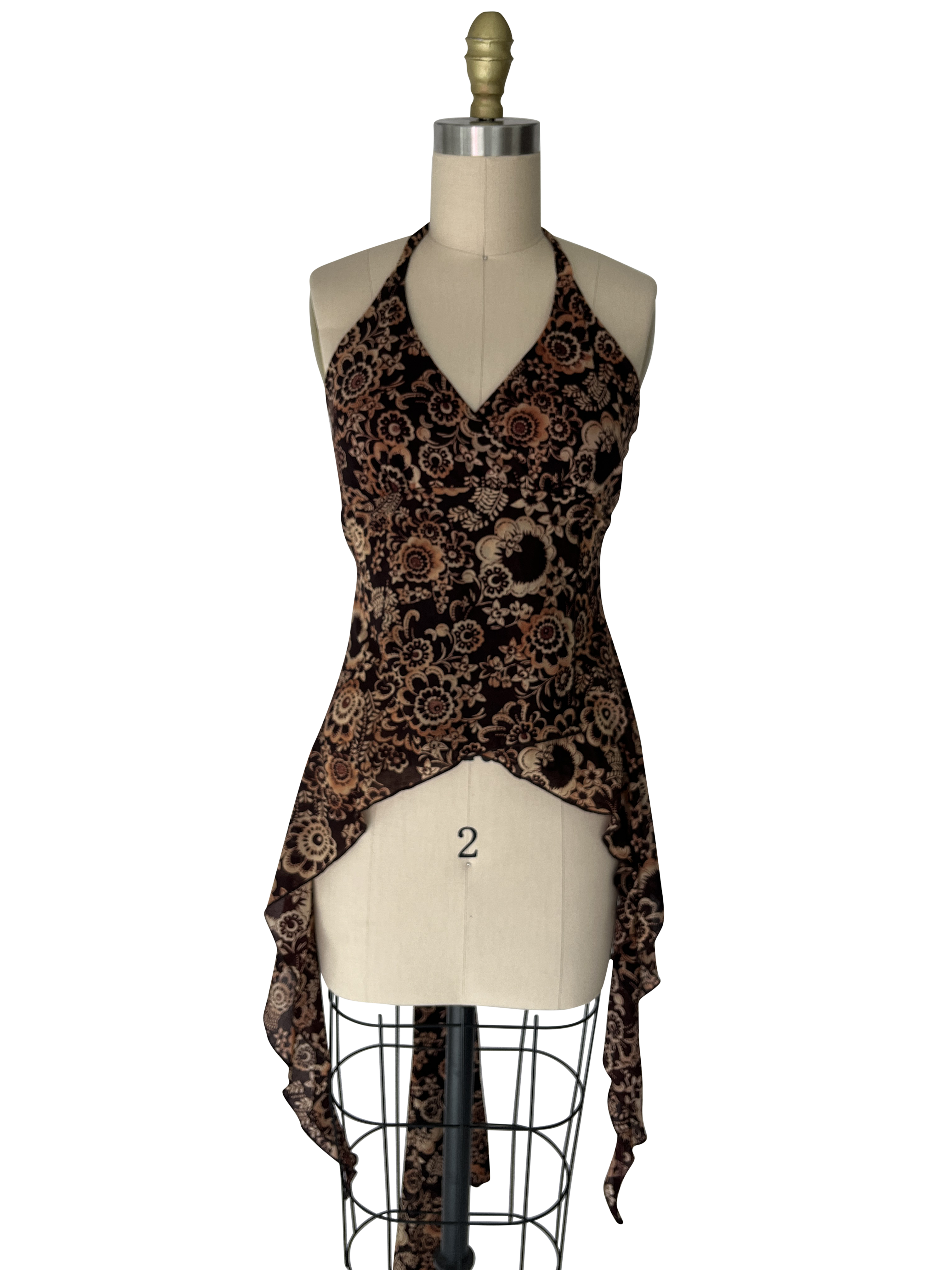 floral halter top