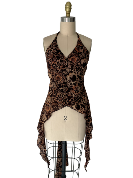 floral halter top