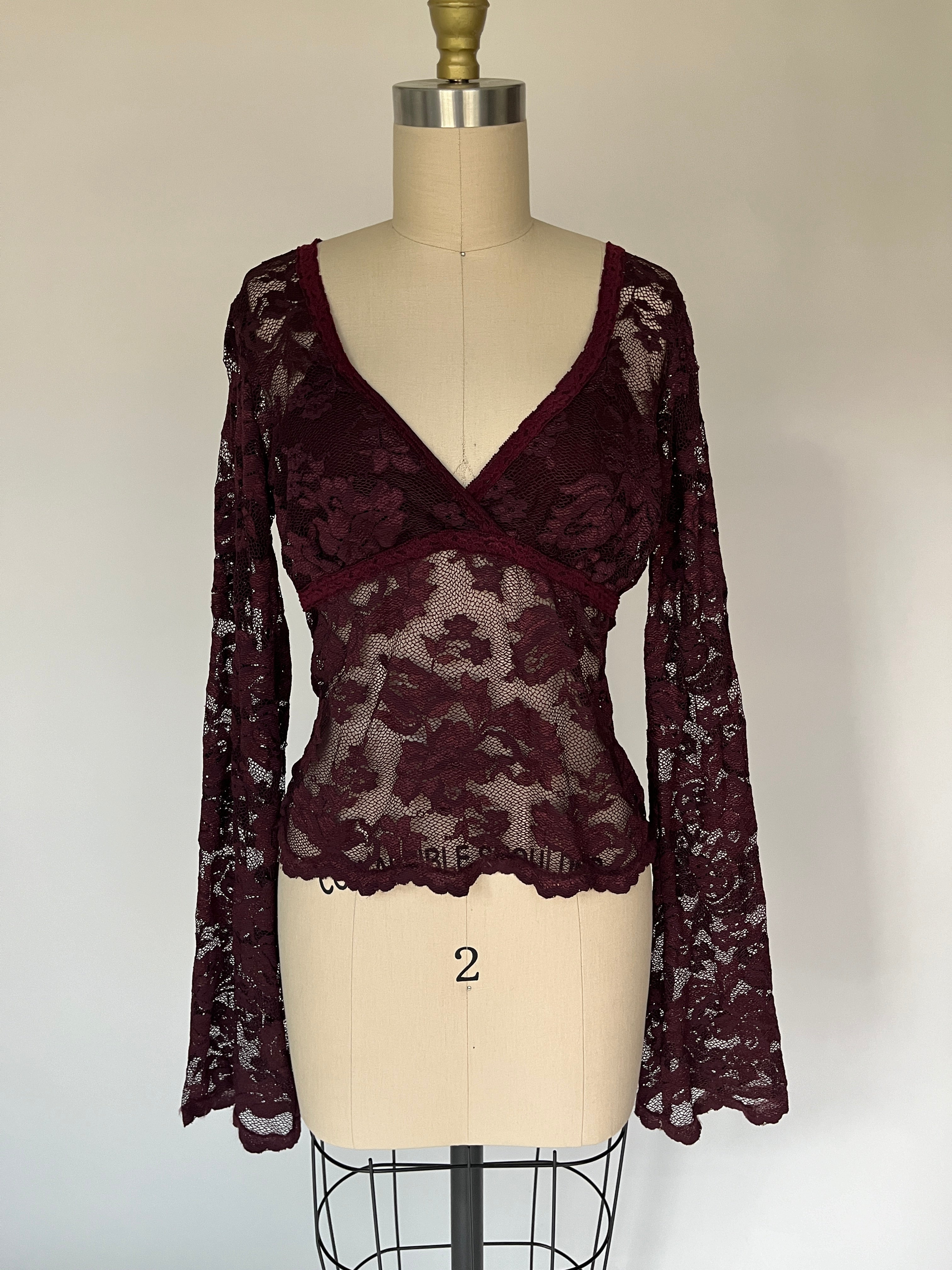 lace bebe top