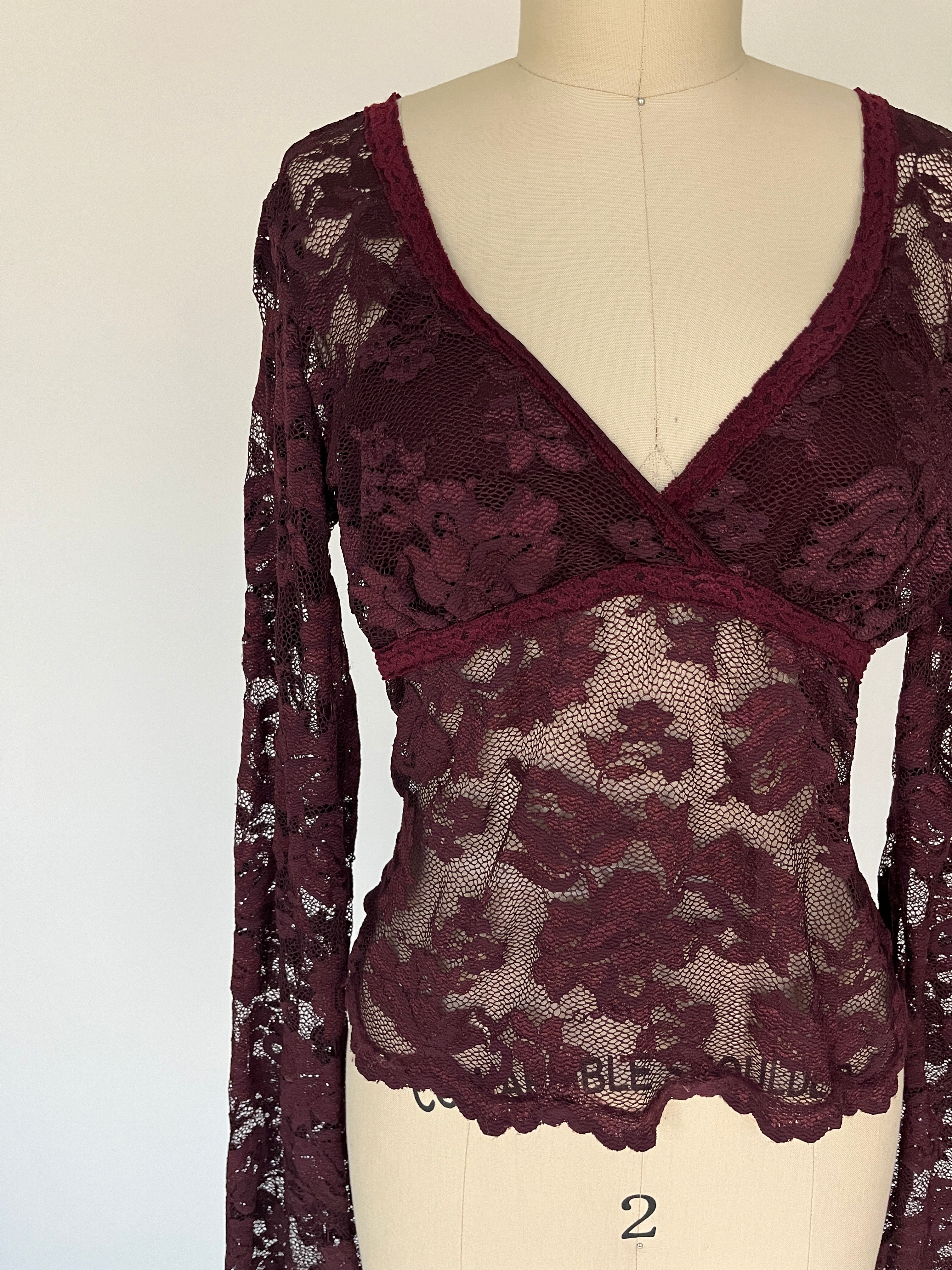 lace bebe top