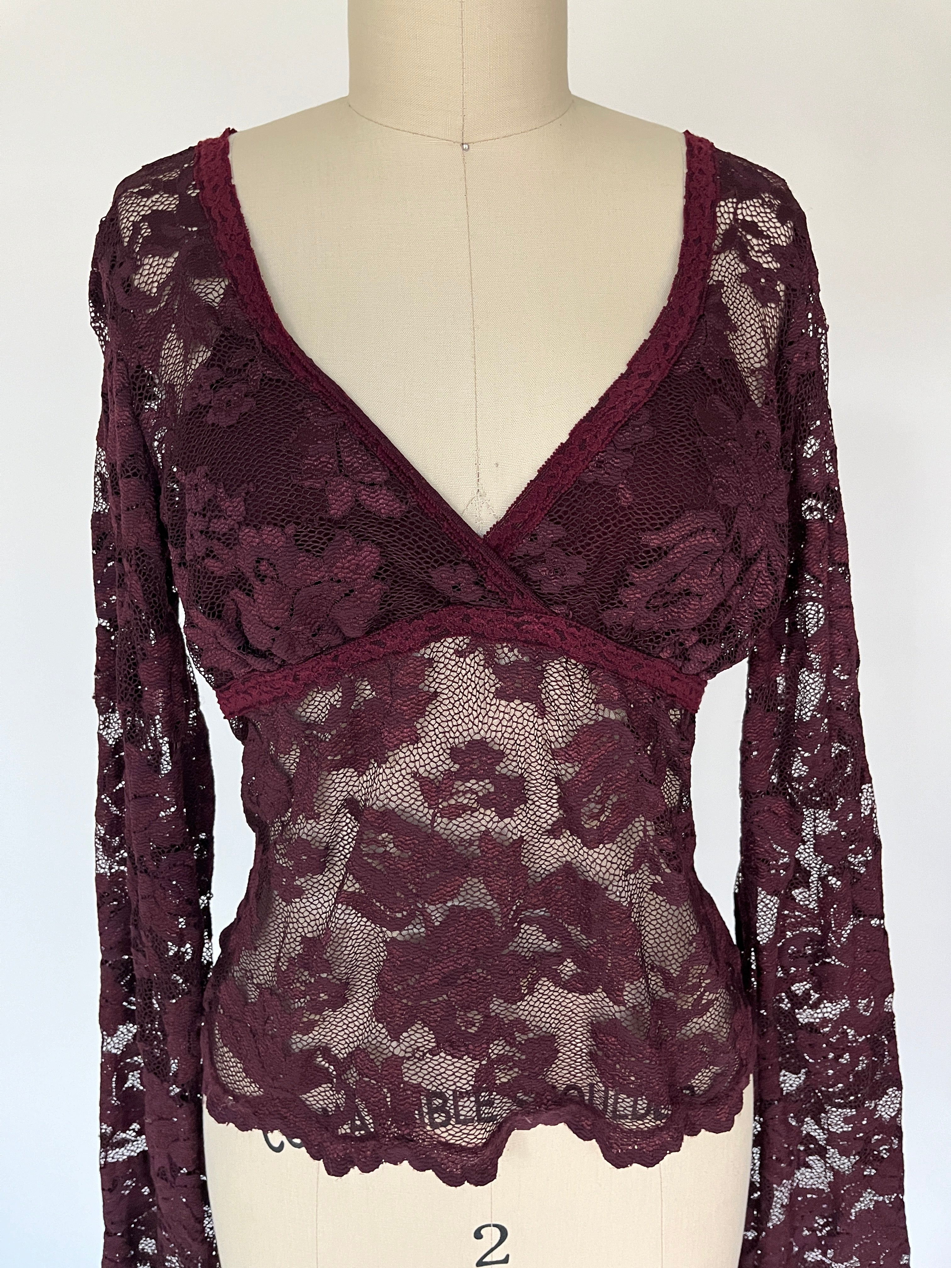 lace bebe top