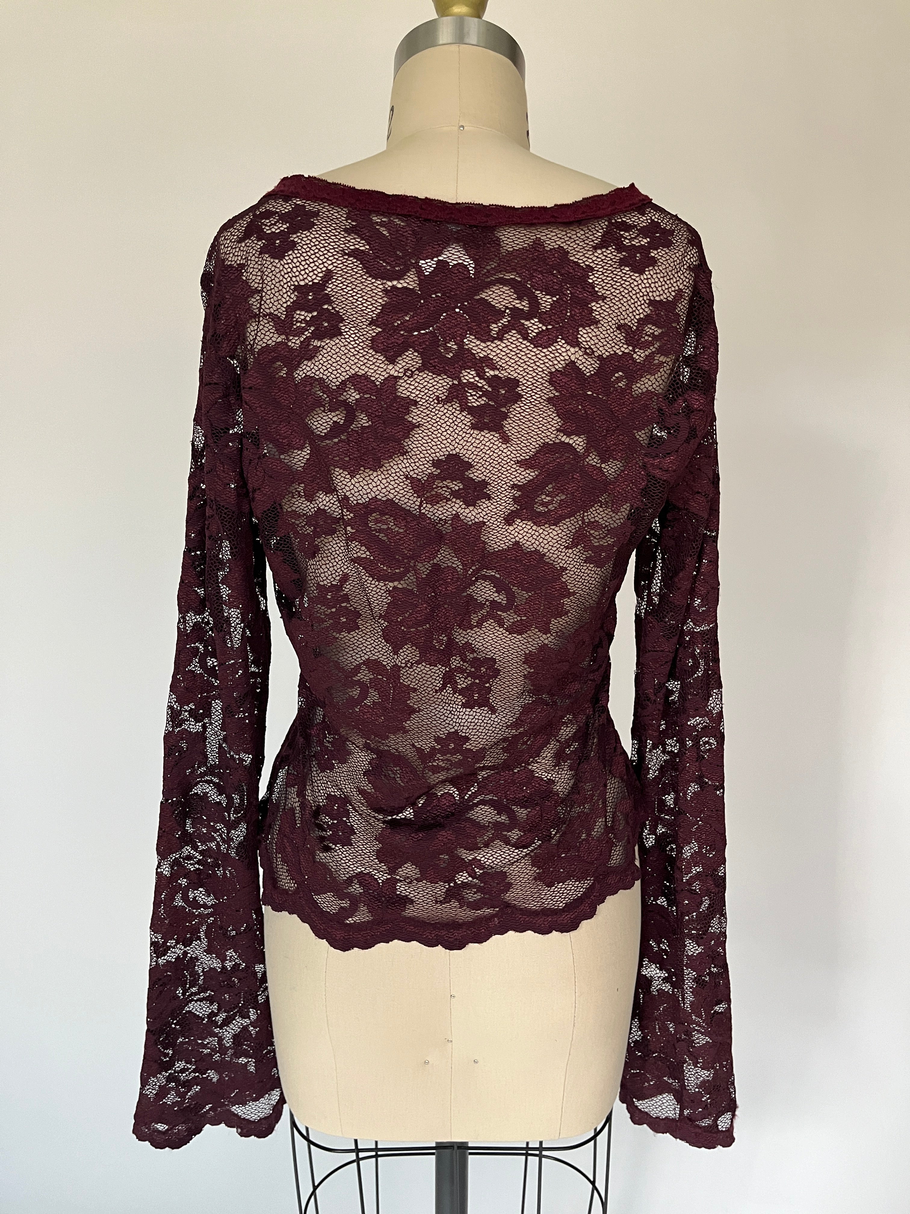 lace bebe top