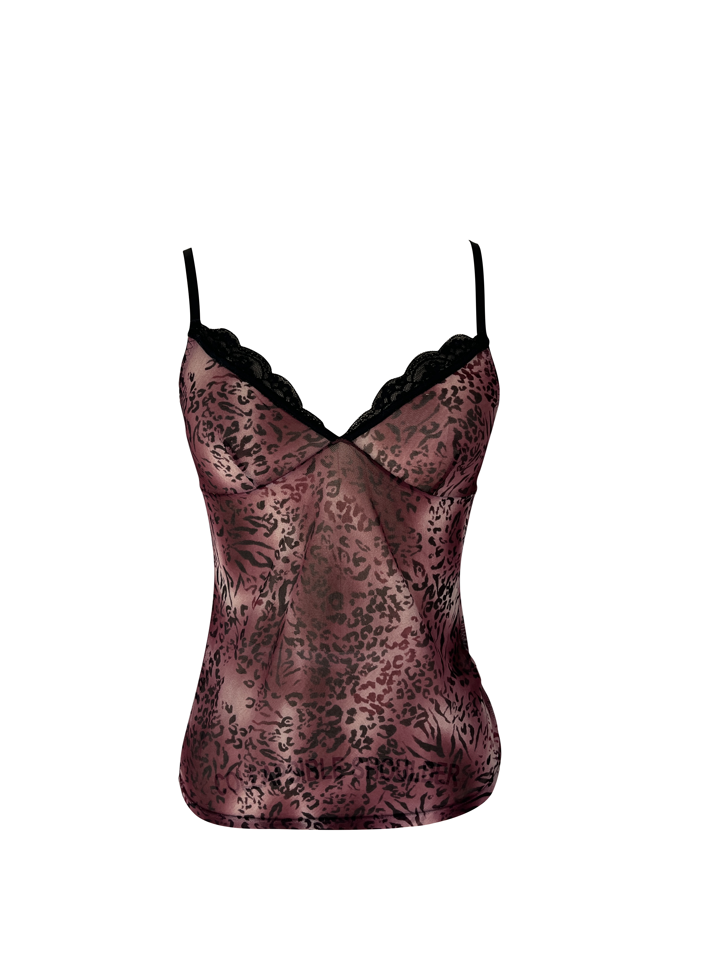 purple cheetah tank