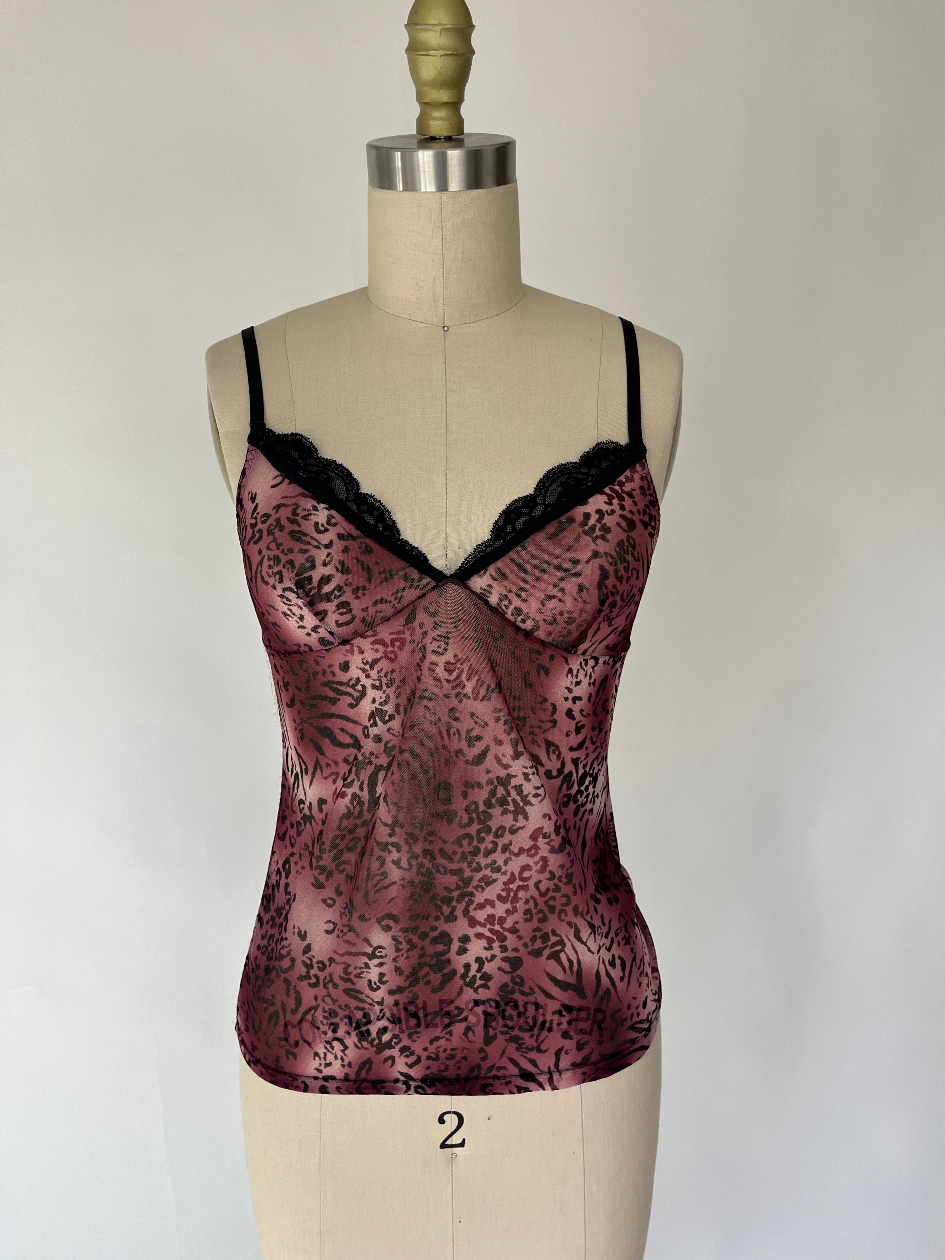 purple cheetah tank