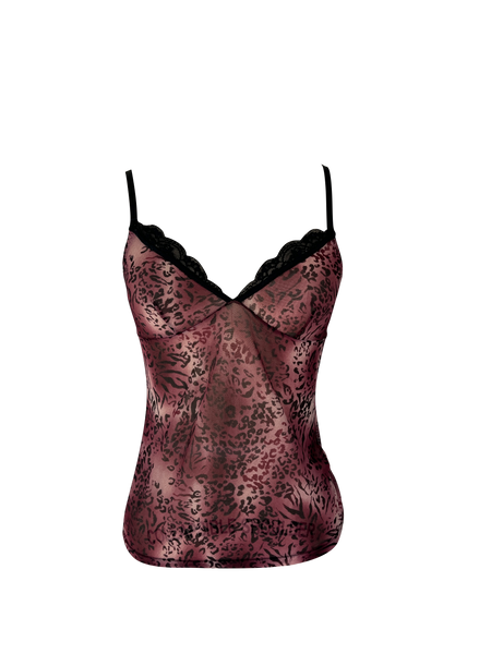 purple cheetah tank