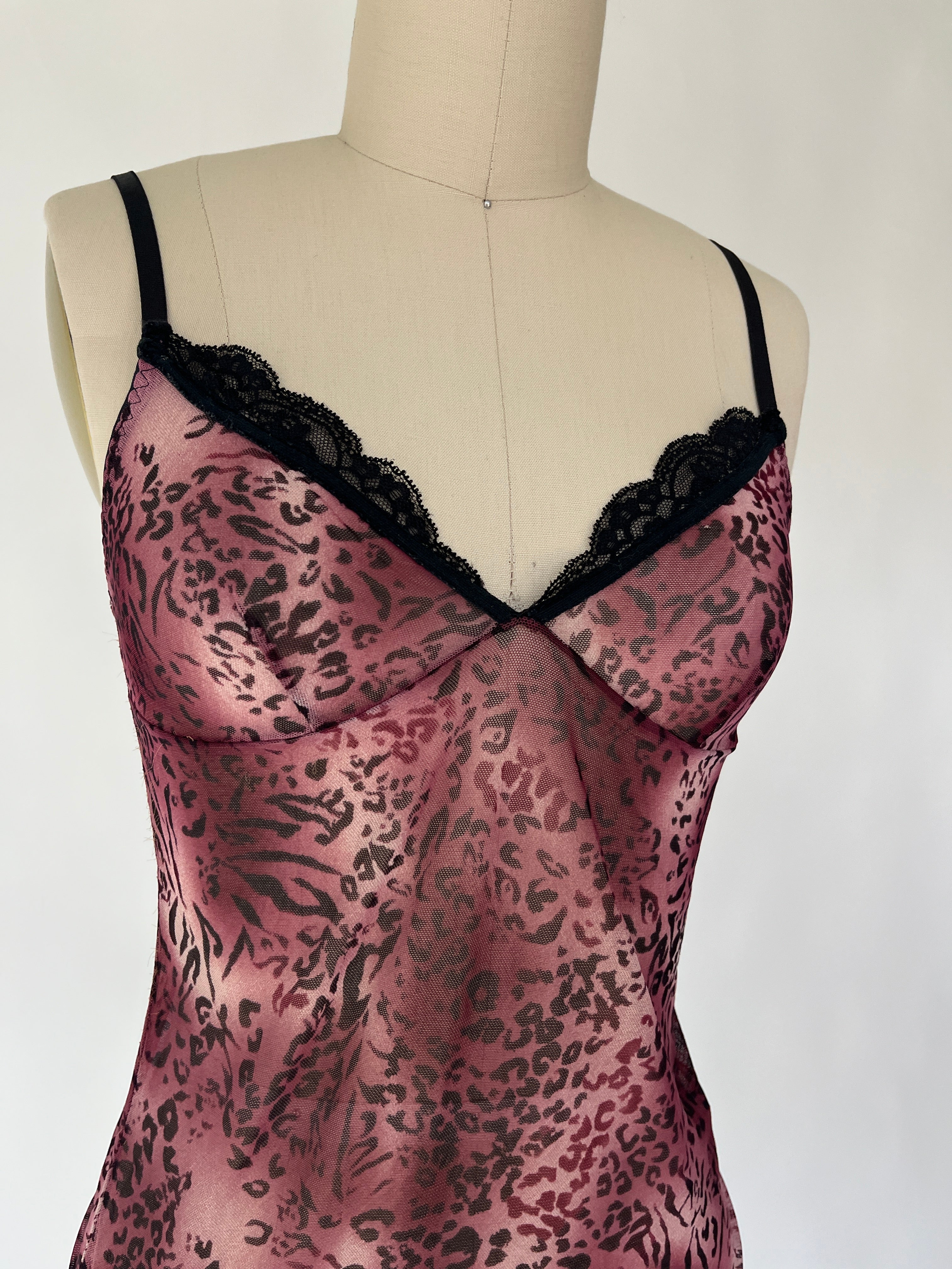 purple cheetah tank