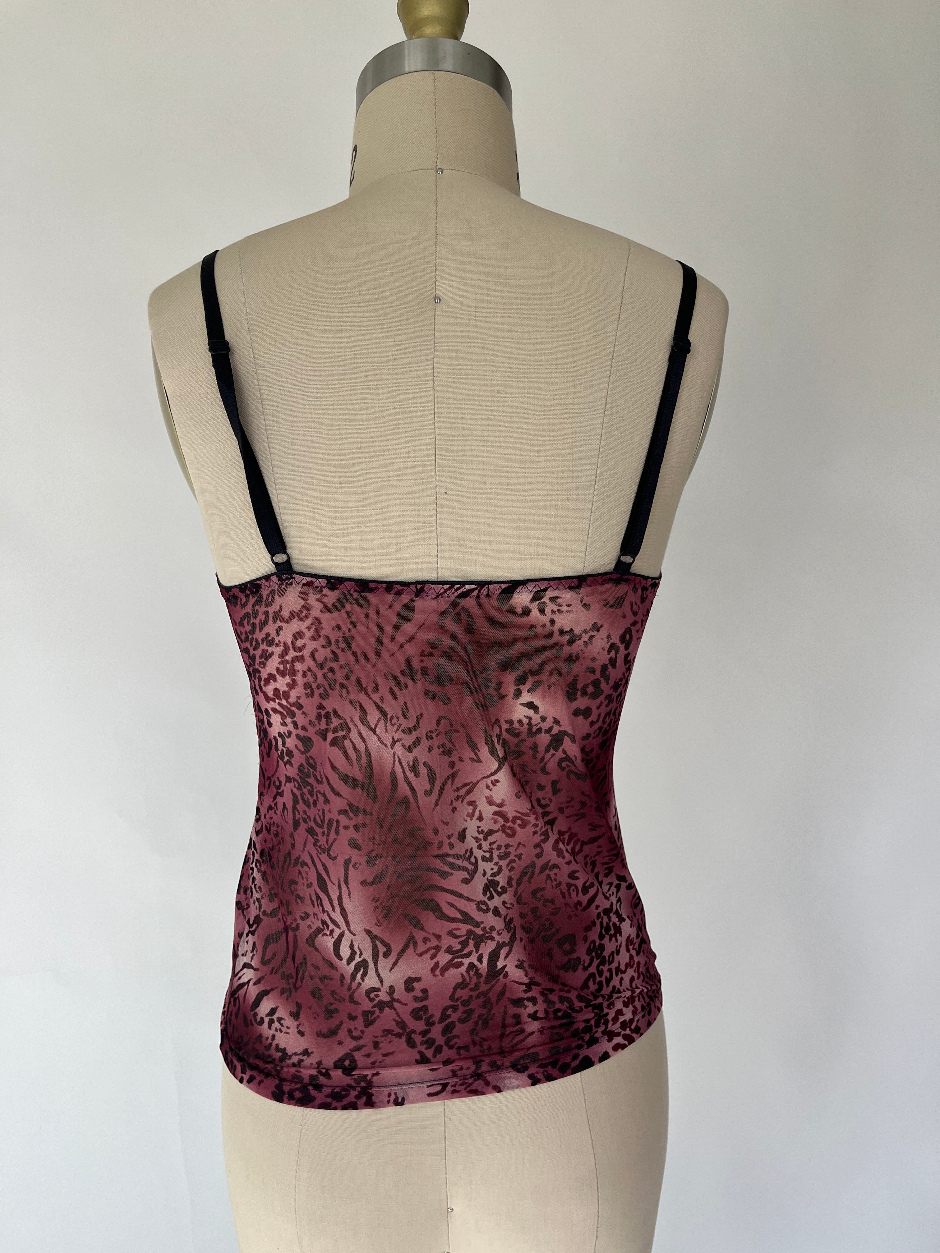 purple cheetah tank