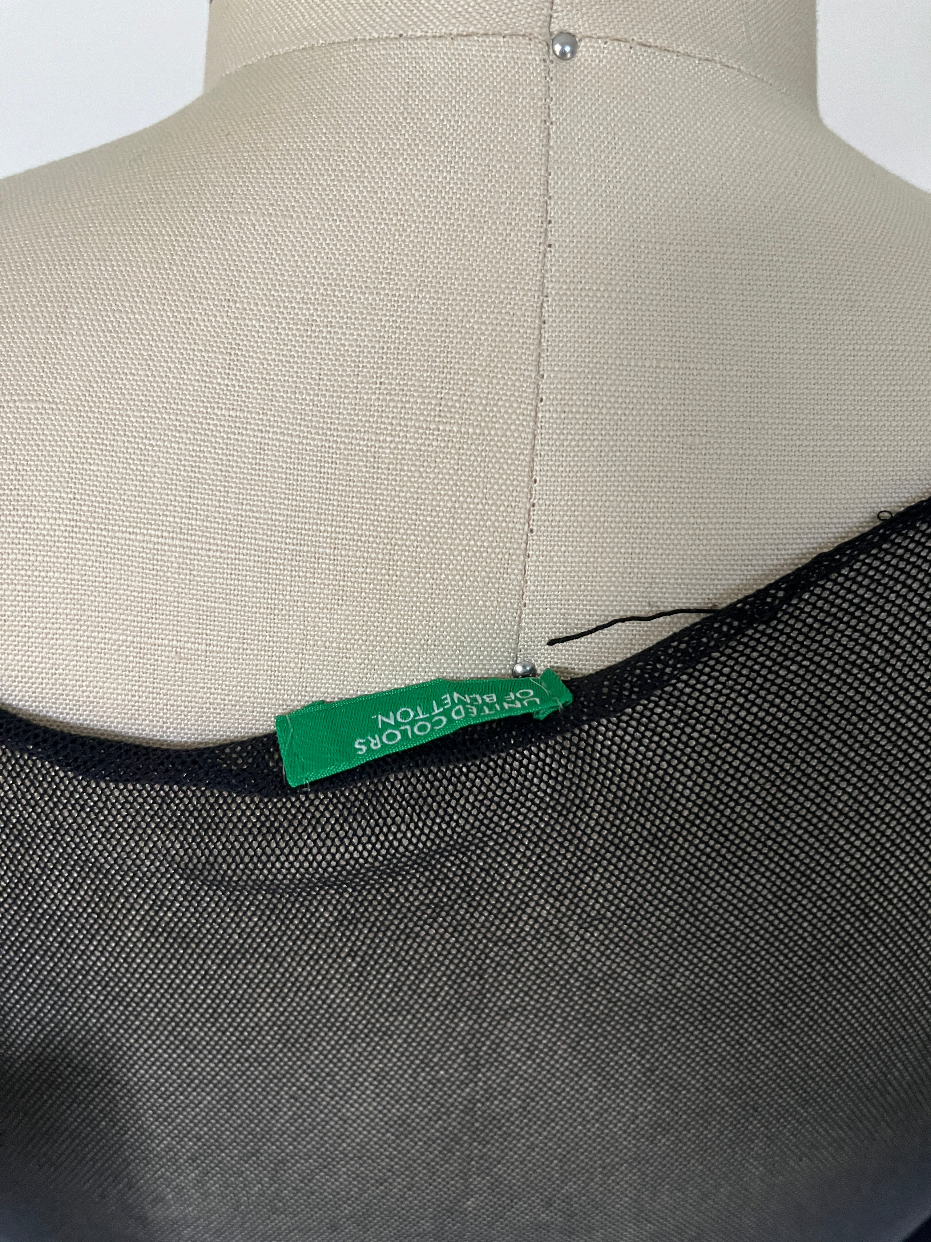 benetton mesh long sleeve