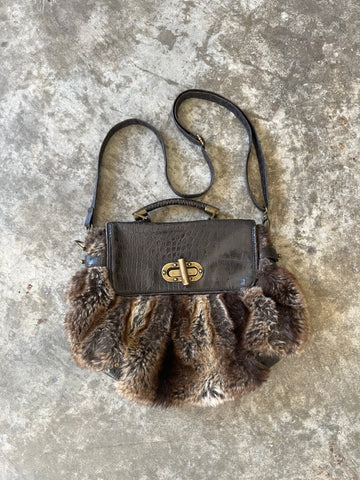 fur bag