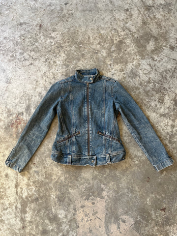 denim moto jacket