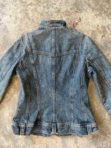 denim moto jacket